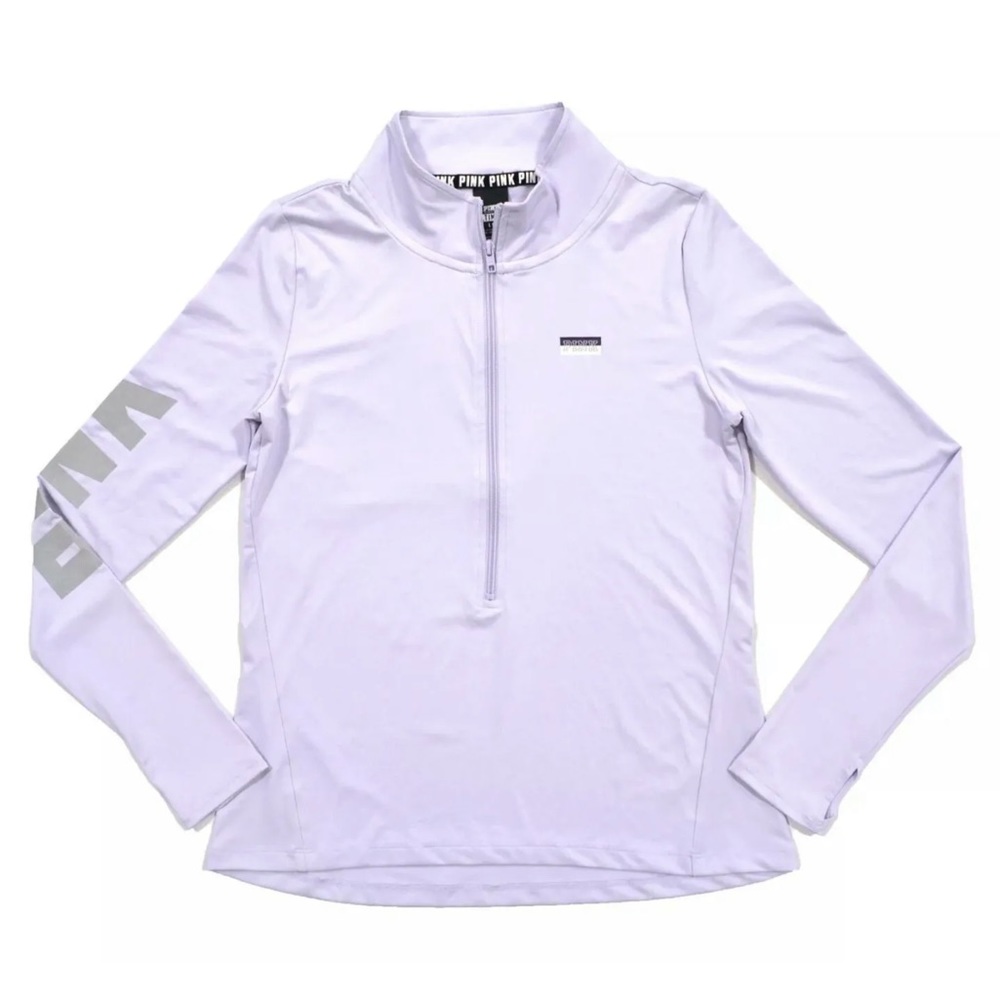 NEW Victoria’s Secret PINK Ultimate Quarter Zip Athletic Top purple size XS